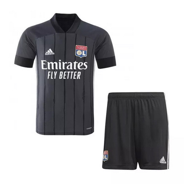 Maillot Football Lyon Third Enfant 2020-21 Gris